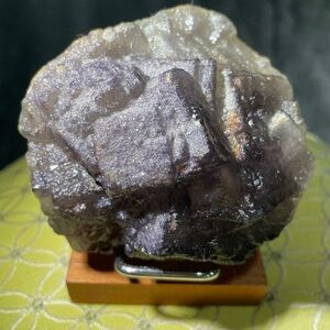 Raw crystal purple fluorite cluster 3.5”x3perfect size any room- sugar cubes
